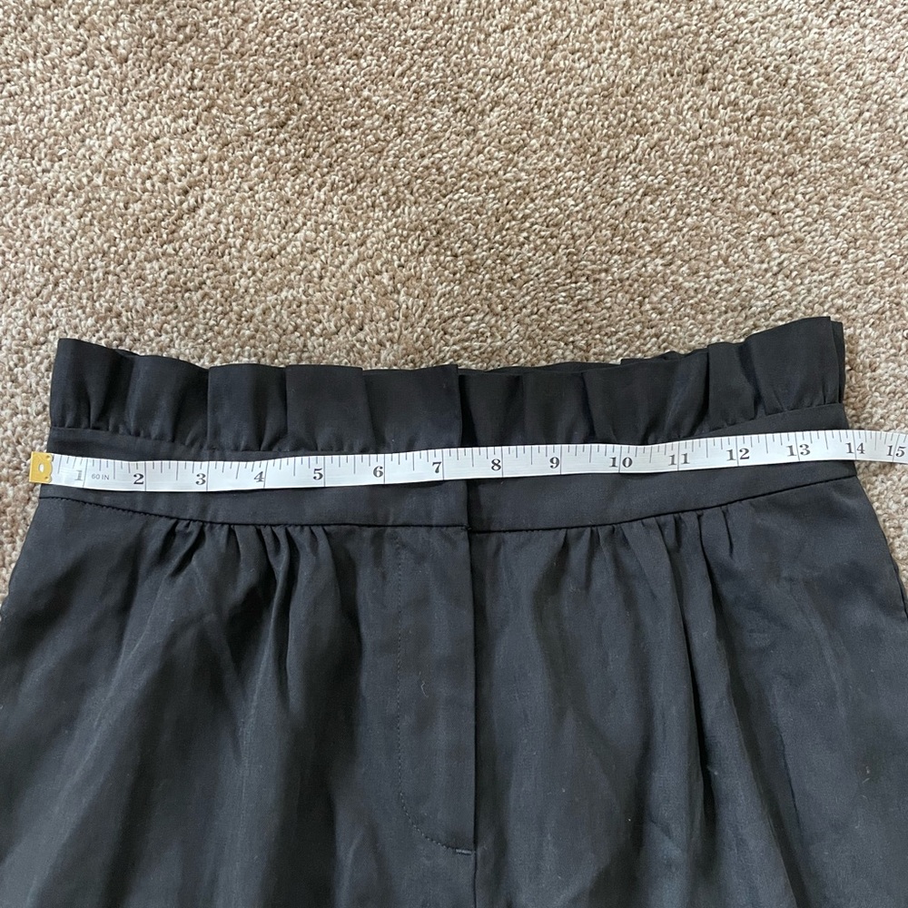NWT & Other Stories - Black Ruffle High Rise Pants - Picture 9 of 10